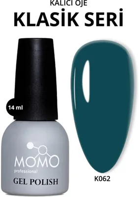 Momo Professional Kalıcı Oje K107  Koyu Petrol Mavisi 14 ml