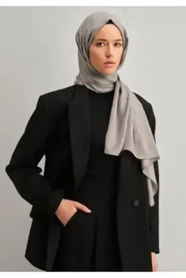 Armine Trend Lyon Şal - 3 - Koyu Gri 245360