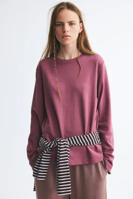 H&M Uzun Kollu Jarse Üst