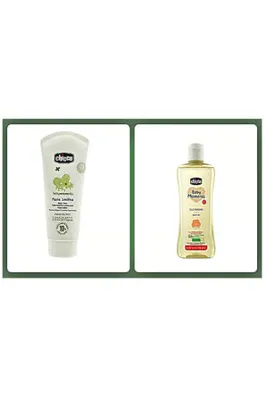 Chicco 2'li Pişik Önleyici Krem & Baby Moments Doğal Masaj Yağı