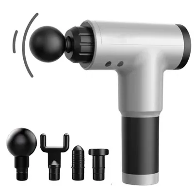Buffer ®  6 Farklı Seviyeli Titreşimli 4 Farklı Başlıklı Büyük Boy Masaj Tabancası