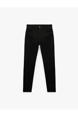 Koton Pamuklu Normal Bel Dar Paça Cepli Skinny Push Up Denim Pantolon - Skinny Push Up Fit Jean