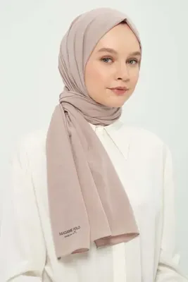 Madame Polo Poly Coton Şal Taş Pamuklu Nefes Alabilen Kırışmayan