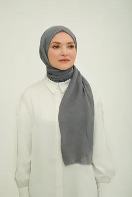 Armine Trend Bambu Şal - Koyu Gri 22