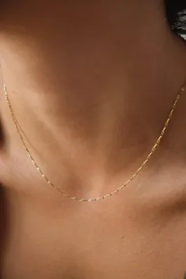 ByFlorya Jewelry Çelik Dokulu Fermuar Model Kolye Dudak Zinciri 1mm Kararmaz Günlük Kullanıma Uygun