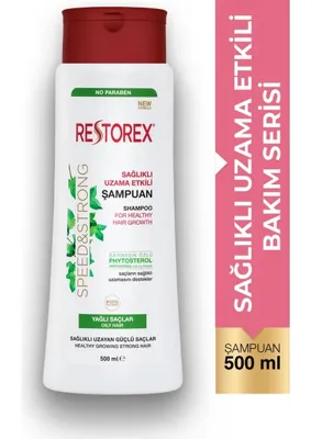 Restorex Speed Strong Sarmaşık Özlü Şampuan 500 Ml -  İnce Telli Ve Yağlı Saçlar