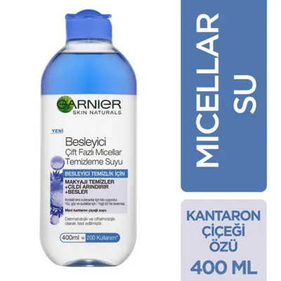 Garnier Makyaj Temizleme Suyu Besleyici Çift Fazlı Micellar 400 ml