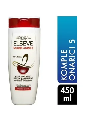ELSEVE Marka: Elseve Komple Onarıcı 5 Yapılandırıcı Bakım Şampuanı 2'si 1 Arada 450 ml Kategori: Şampuan