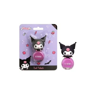 Air Val International Air Val Kuromi  Nail Polish With 3D Cap Purple 8 ml