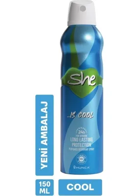 She COOL KADIN DEODORANT 150ML