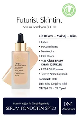 Estée Lauder Futurist SkinTint Serum Fondöten 30ml - SPF20 Renk: 0N1 Alabaster
