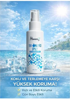 hommlife DENES LİFE HOMM BİTKİSEL TER ÖNLEYİCİ SPREY