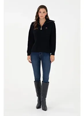 U.S. Polo Assn. Kadın Lacivert Kazak /triko 50297086-VR033