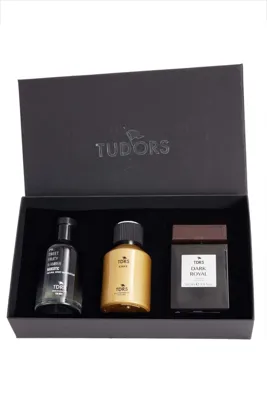 Tudors Özel Hediye Kutulu 3'lü Çarkıfelek-Bergamot-Ozonik 100 ML Uzun Süre Kalıcı Parfüm Seti