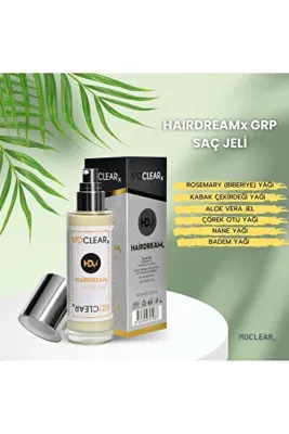MDCLEARx Haırdreamx Saç Dökülmesi Karşıtı Grp Saç Jeli (BİBERİYE YAĞI, KABAK ÇEKİRDEĞİ YAĞI, ALOVERA JEL)