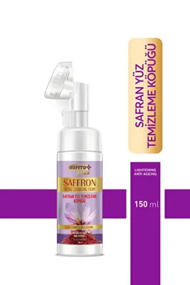 Softto Plus Aydınlatıcı ve Niacinamide içerikli Safran Fırçalı Yüz Temizleme Köpüğü 150ml