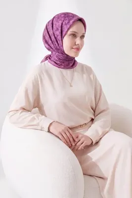 Silk Home Soft Eşarp Mini Floral Pembe