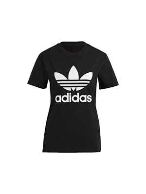 Adidas Kadın Günlük Tişört GN2896 Siyah Trefoil Tee