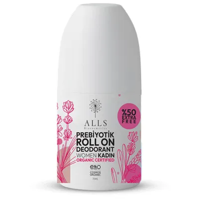 Alls Biocosmetics Organik Prebiyotik Roll on Deodorant 75 ml - Kadınlar İçin