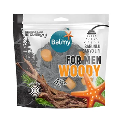Balmy for Men Sabunlu Banyo Lifi, 1 Adet
