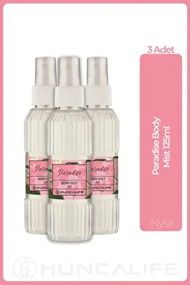 Huncalife Paradise Vücut Spreyi 125 ml - 3 Adet