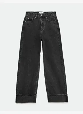 Marks & Spencer Yüksek Bel Geniş Paça Jean