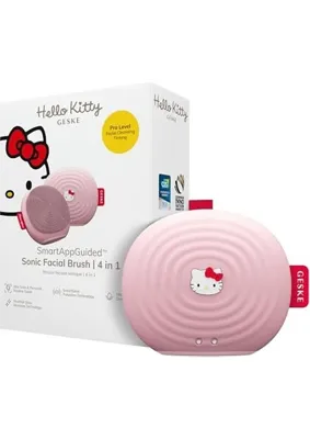 Hello Kitty Titreşimli 4 Mod 1 Arada Yüz Temizleme ve Masaj Cihazı, Pembe