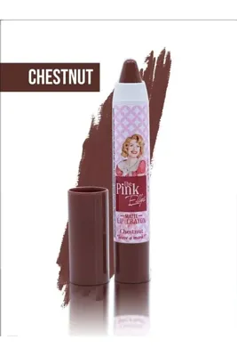 The Pink Ellys Mat Crayon Plum Ruj