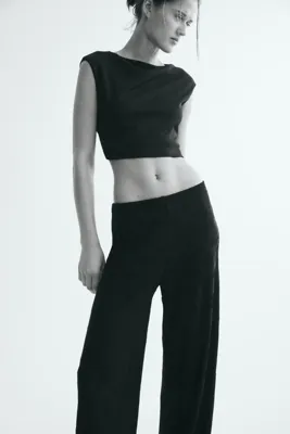 H&M Jakarlı Jarseden Pull-on Pantolon