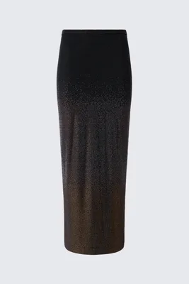 H&M İşlemeli Maksi Etek