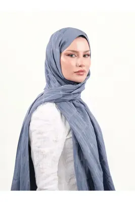Armine Lyocell Şal Mavi-02