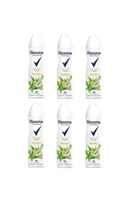 Rexona Deodorant Kadın Natural Fresh Bambu Aloe Vera 150 Ml X 6 Adet