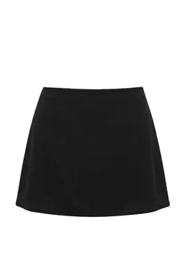 TRENDYOLMİLLA Siyah Mini Etek TWOAW27ET00149