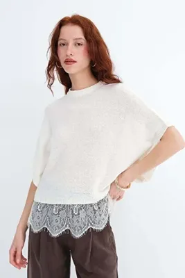 Dier Moda Etek Ucu Dantelli Triko Fmoda3366