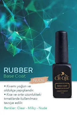 CROJE KALICI OJE Rubber Base Coat - Milky(12 ml.)