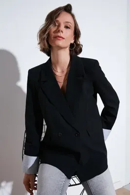 Lela Regular Fit Kruvaze Yaka Blazer Ceket  CEKET 611BC00025