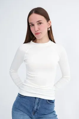 Addax Uzun Kollu Modal Bluz B06098
