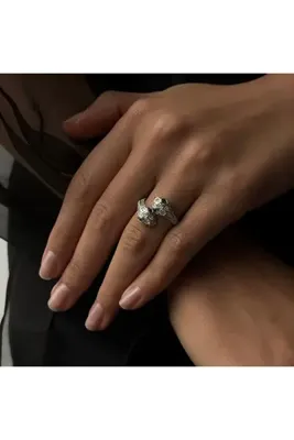 neslyaccessories Çift Başlı Yılan Yüzük