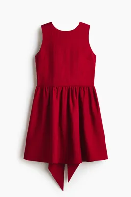 H&M Arkası Fiyonklu Elbise