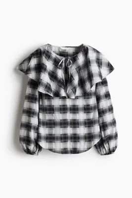 H&M Pelerin Detaylı Bluz