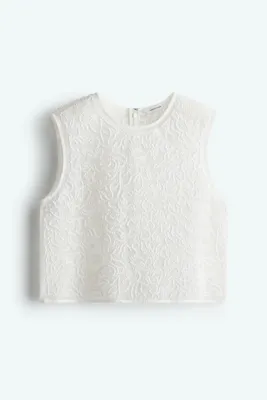 H&M İşlemeli İnce Üst