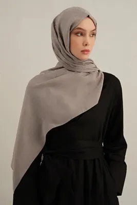 Armine Lyocell Şal - 6 - Gri 08