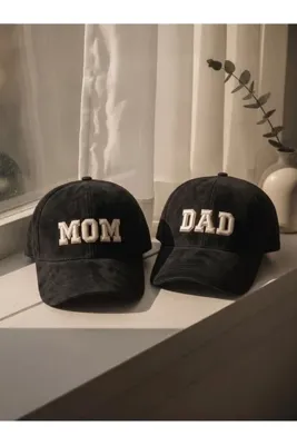 OnMyHead Dad Mom Süet Şapka