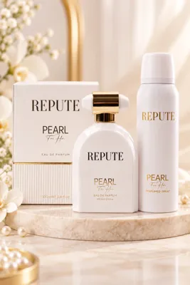 repute Pearl Kadın Parfüm & Deodorant Seti; 100 ml EDP ve 150 ml Parfümlü Deodorant Sprey