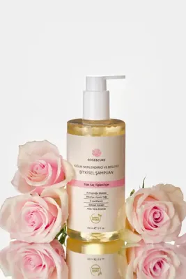 Rose and Cure Yoğun Nemlendirici ve Besleyici Bitkisel Şampuan 350 ml