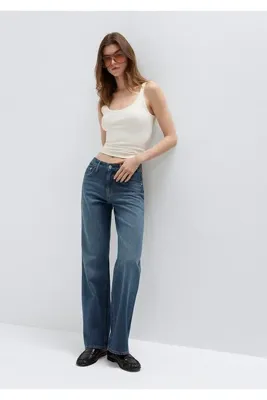 Mavi Lovely Classic Denim Puslu Koyu Jean Pantolon 1012645-A3167