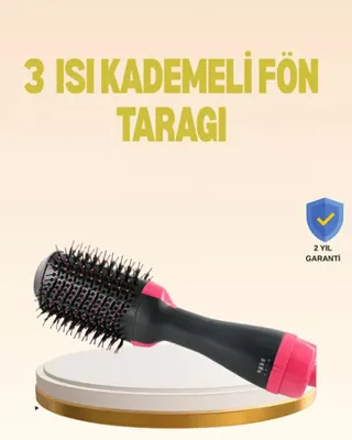 Diğer 3 Isı Kademeli 1200w Saç Şekillendirme Fırçası.