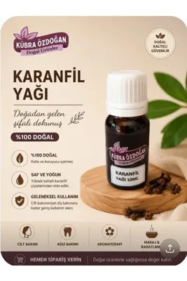 KÜBRA ÖZDOĞAN KARANFİL YAĞI 10ML