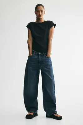 H&M Viskoz Karışımlı ve Büzgülü Üst