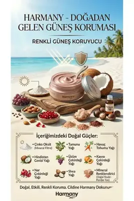 Harmany vemsaş renkli güneş bakımı 50 gr